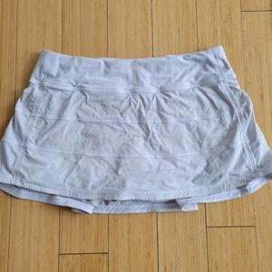 Lululemon white tennis skirt